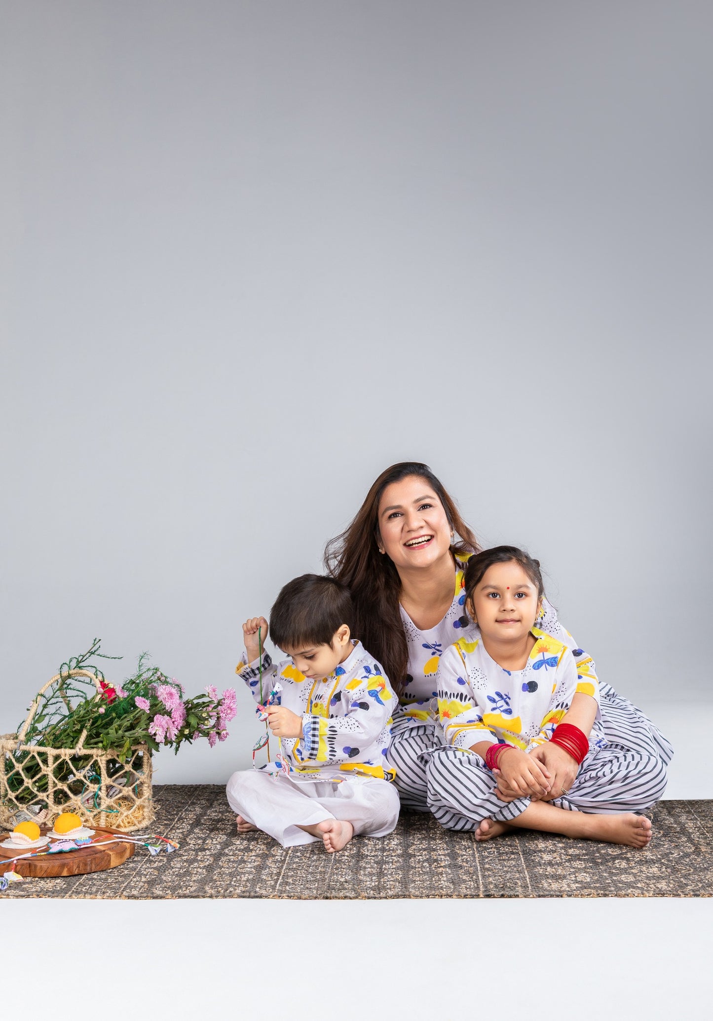 The Doodle Garden Boys Cotton Kurta Set