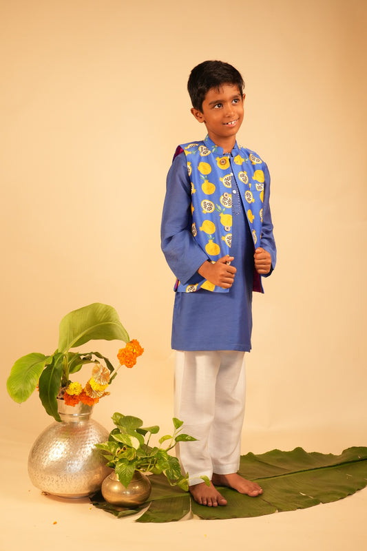 Anaar Bandi & Kurta Set (Boys Bandi Set)