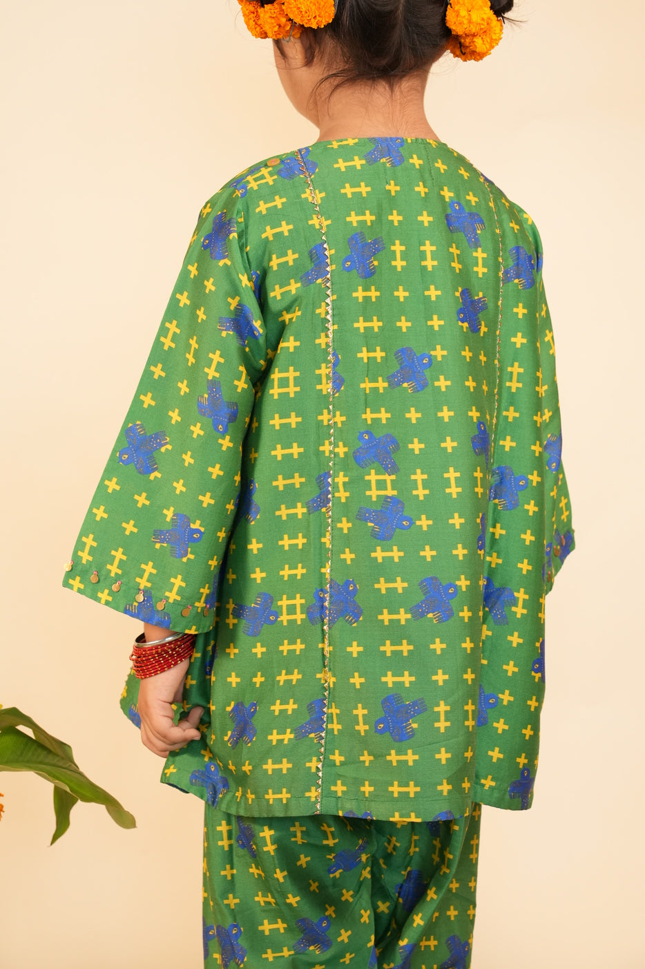 Vaidehi – Neela Parinda (Girls Kurta Salwar Set)