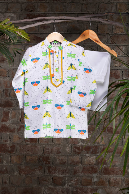 The Bugs & Flies Boys Cotton Kurta Set