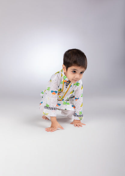 The Bugs & Flies Boys Cotton Kurta Set