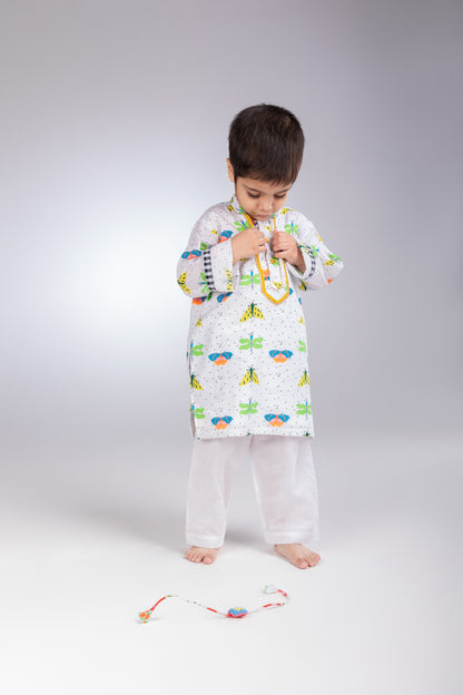 The Bugs & Flies Boys Cotton Kurta Set