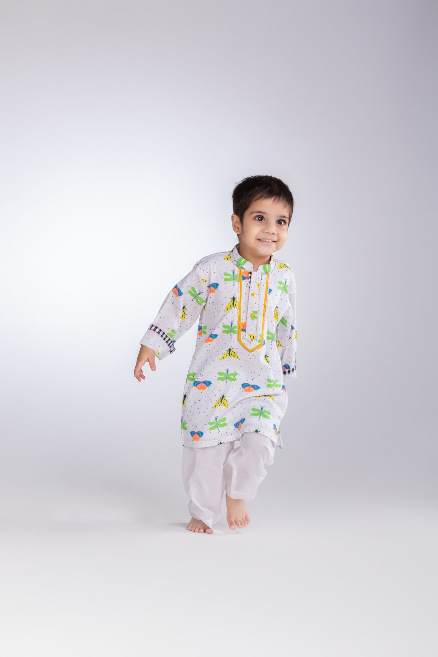 The Bugs & Flies Boys Cotton Kurta Set