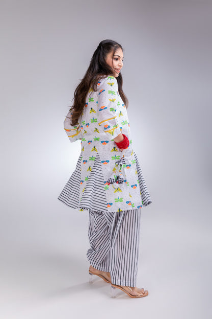 The Bugs & Flies Cotton Kurta & Salwar Set