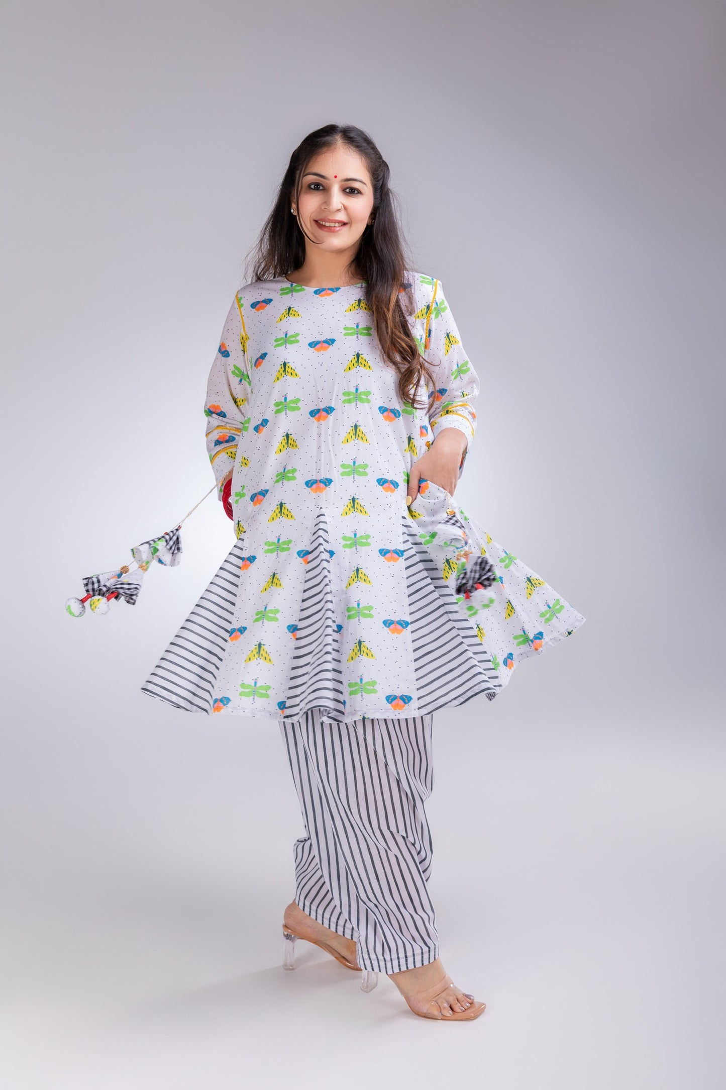 The Bugs & Flies Cotton Kurta & Salwar Set