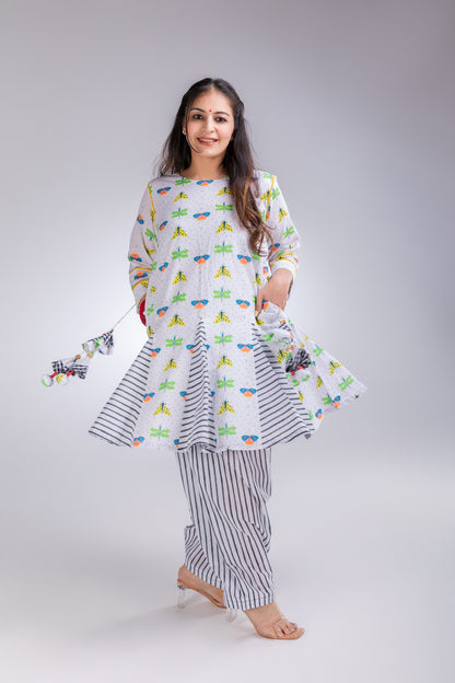 The Bugs & Flies Cotton Kurta & Salwar Set