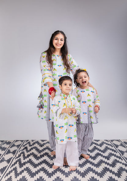 The Bugs & Flies Cotton Kurta & Salwar Set