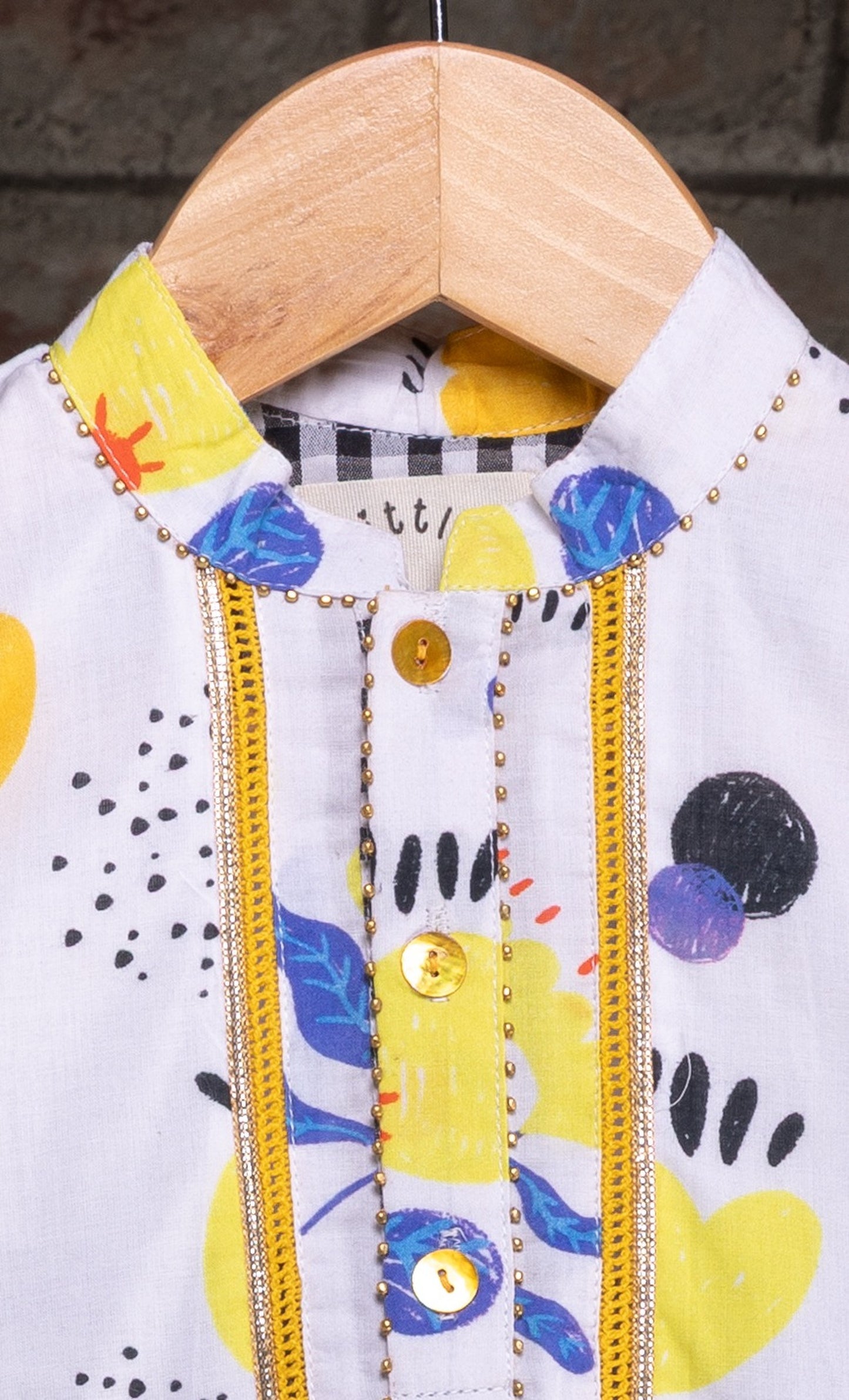 The Doodle Garden Boys Cotton Kurta Set