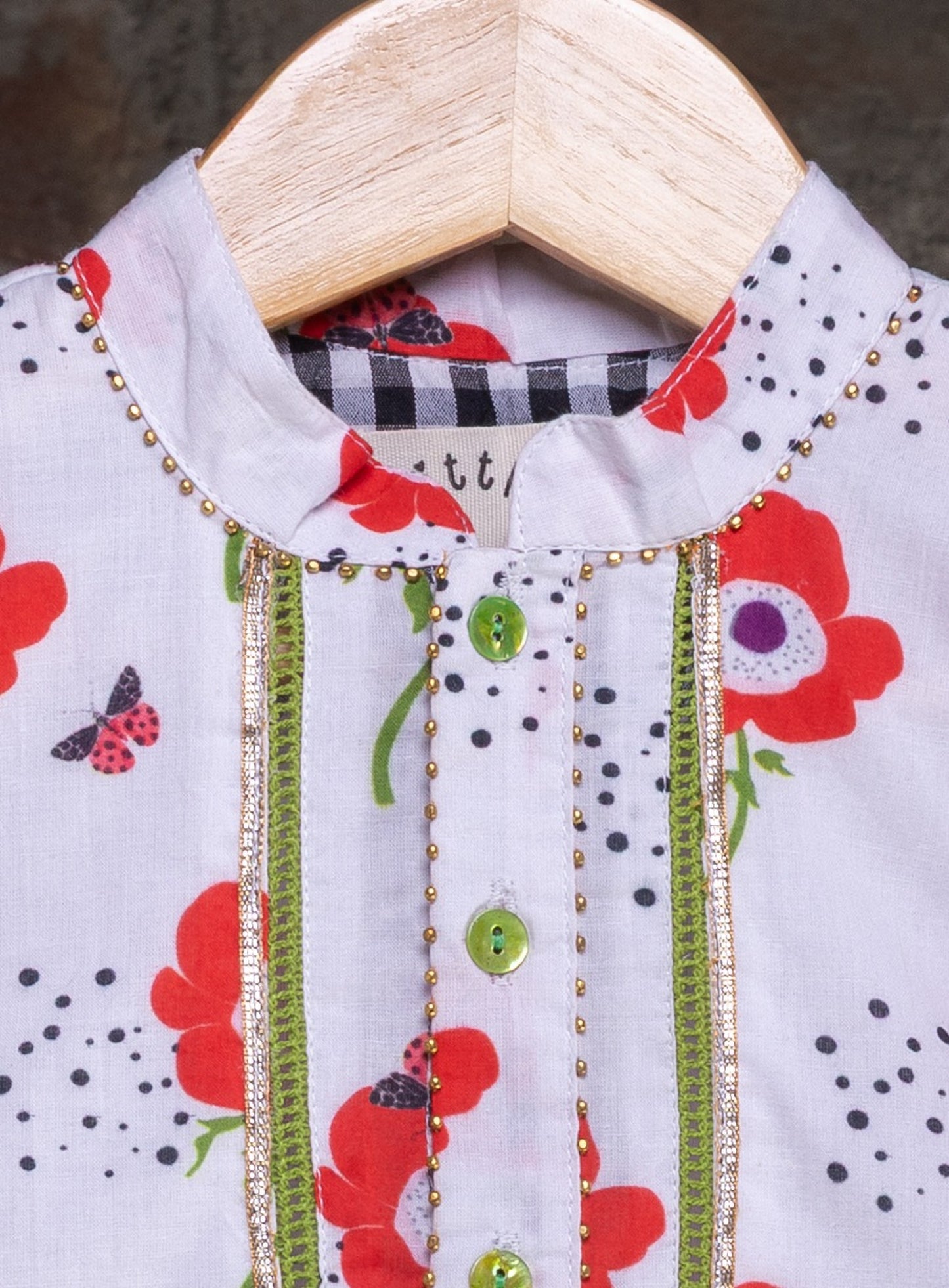 The Red Anemone Boys Cotton Kurta Set